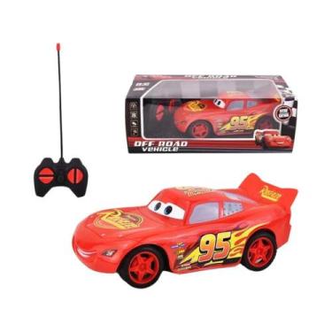 Imagem de Carro De Brinquedo Elétrico Com Controle Remoto Lightning McQueen Para
