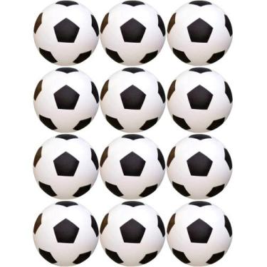 Imagem de 12x Bola De Vinil Pingo Dente De Leite Futebol Kit Atacado - Supri Lar