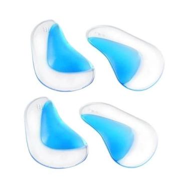 Imagem de Palmilhas Ortopédicas Unissex Para Pés Chatos Com Suporte De Arco Para