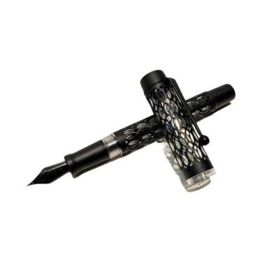 Imagem de Caneta-tinteiro Jinhao 100 Centennial Série Oca De Resina Com Clipe Do