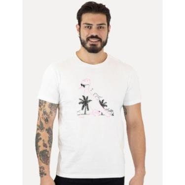 Imagem de Camiseta Reserva Masculina Regular Pica-pau Tardezinha Branca-Masculino