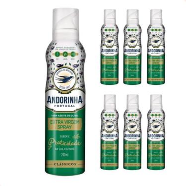 Imagem de Kit com 6 - Azeite Andorinha Spray Extra Virgem 200ml Full