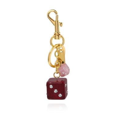 Imagem de Chaveiro Chaveiro Sparkling Pink Dice para bolsas e presentes