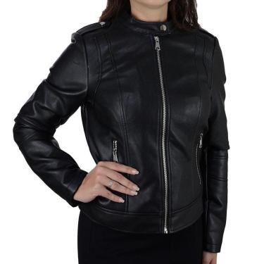 Imagem de Jaqueta Feminina Facinelli Casual Curta Preta - 640475-Feminino
