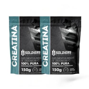 Imagem de Kit 2 Creatina Monohidratada 150g Soldiers Nutrition