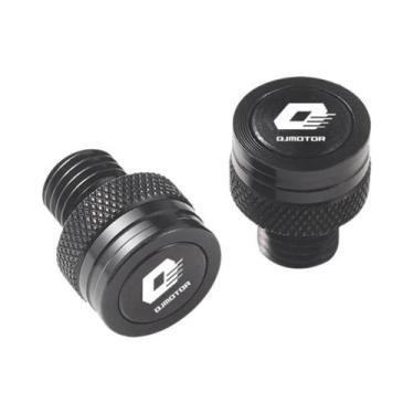 Imagem de Parafusos De Alumínio M10x1.25 E Tampas Para Furos De Espelho Para QJM