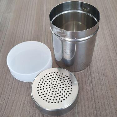 Imagem de Kit 12 Saleiros Pimenteiros De Mesa Inox Restaurante Café Lancheria Brinox