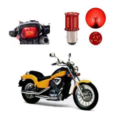 Imagem de Lâmpada Led Freio 2 Polos Sequencial Strobo Moto VT 600C Shadow 1995 1