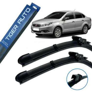 Imagem de Par Palheta Limpador Para Brisa Grand Siena 2012 à 2016 - TIGER AUTO