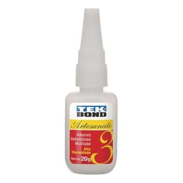 Imagem de Cola Instantanea Artesanato Tekbond N3 C/ 20g - Congratulations Store