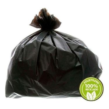 Imagem de Saco de Lixo 200 Litros Preto Reforçado 100UN Descartável para Resíduos Sólidos Higipack