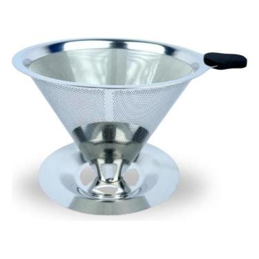 Imagem de Filtro Coador Inox Reutilizável 103 Sem Uso De Papel - Congratulations
