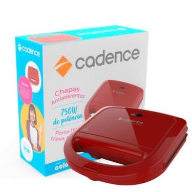 Imagem de Sanduicheira Toast E Grill Cadence 750W Vermelha - SAN261 - 110V, 110V
