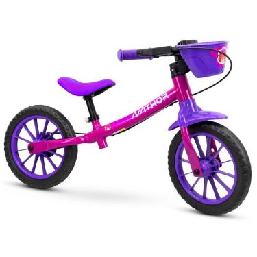 Imagem de Bicicleta Balance sem Pedal Bike Feminina 3 Freio Traseiro a Tambor Nathor