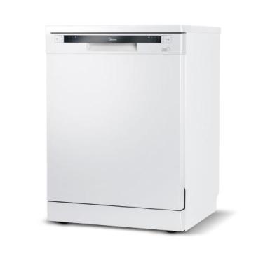 Imagem de Lava Louça Midea 14 Serviços Modelo DWA14B Cor Branca, Branco, 110V