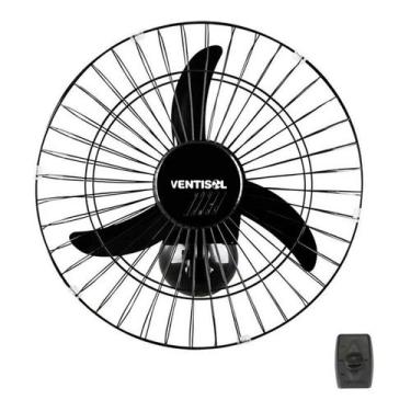 Imagem de Ventilador de parede ventisol 50cm preto c/chave hh premium - vet - 4,