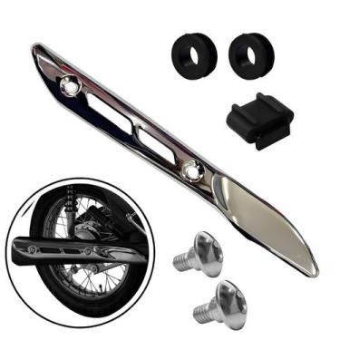 Imagem de Protetor Escapamento Traseiro Pop100 Com Parafusos E Coxins - S PARTS