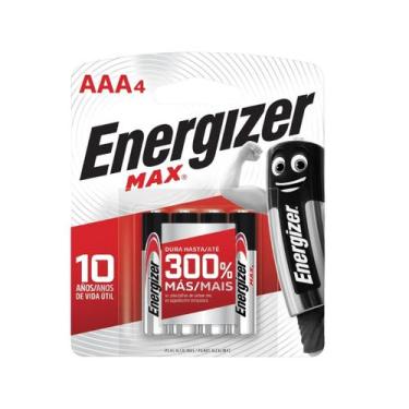 Imagem de Pilha Alcalina Max Aaa Cart 4 Sm-160 Energizer