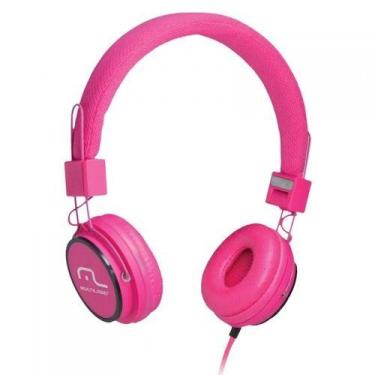 Imagem de Fone de ouvido headphone fun rosa ph088 - Multilaser, Rosa