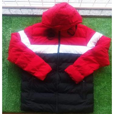 Imagem de Jaqueta Nylon Bobojaco  masculina tricolor - Lions Store, Vermelho, M