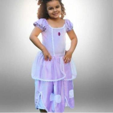 Imagem de Fantasia Princesa Sofia Disney Infantil Cosplay - FestaLinda, GG, Lilá