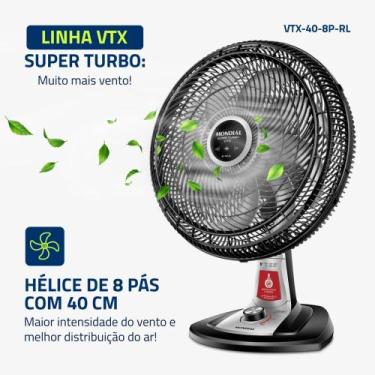 Imagem de Ventilador 40cm Super Turbo 8 Pás com Repelente Líquido - MONDIAL