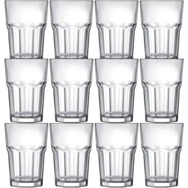 Imagem de Copo Long Drink Bristol 410ml Kit 12 Unidades Vidro Transparente Nadir Figueiredo