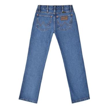 Imagem de Calca Wrangler Infantil 100% Algodao Azul 13M.WJ.GK, Azul, 12