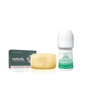 Imagem de Kit Vegano De Autocuidado Desodorante Neutro + Sabonete em Barra - BIO