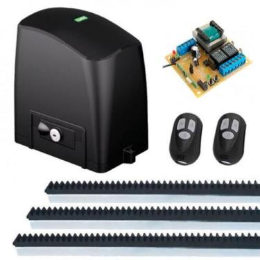 Imagem de kit portão eletrônico de correr clear - RCG