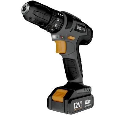 Imagem de Parafusadeira e Furadeira de Impacto a Bateria 12V LI-ION - Wap, 110V-