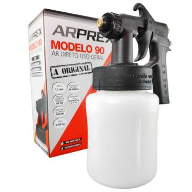 Imagem de Pistola De Pintura Tipo Pressão Ar Direto Modelo 90 Arprex