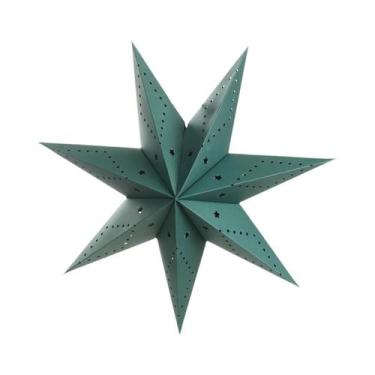 Imagem de Enfeite Pendente Estrela Feliz Natal Para Decoração De Árvore De Natal