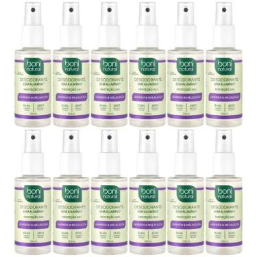 Imagem de Kit 12 Desodorante Spray Boni Natural Melaleuca Lavanda Sem Aluminio V