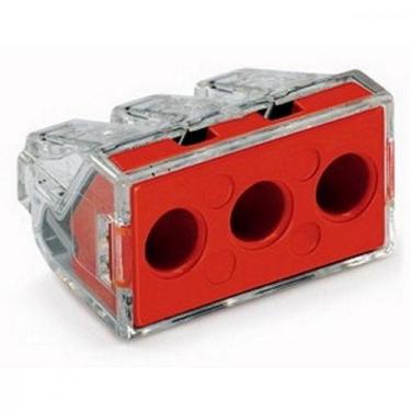 Imagem de Conector Wago Pressao 3 Polos - 2,5 A 6Mm - 41A. - 773-173 - Kit C/10 
