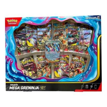 Imagem de Pokémon TCG Combo Booster Coleção - Mega Greninja EX - 61 Cartas - Cop