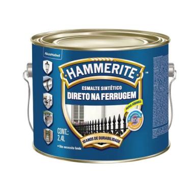 Imagem de Tinta Esmalte Hammerite Brilhante 2,400L - Várias Cores - CORAL, Cinza