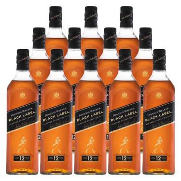 Imagem de Whisky Johnnie Walker Black Label 750ml 12 Unidades