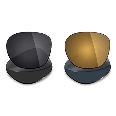 Imagem de Mryok 2 pares de lentes polarizadas de substituição para óculos de sol Oakley Garage Rock – Opções