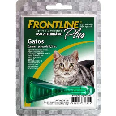 Imagem de Frontline Plus Antipulgas e Carrapatos Para Gatos