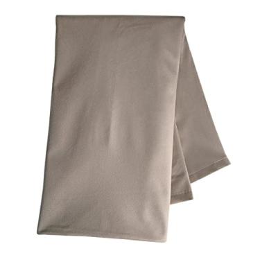 Imagem de Manta Xale Veludo Liso Sofá Decoração 1,32x1,70m (Caqui)