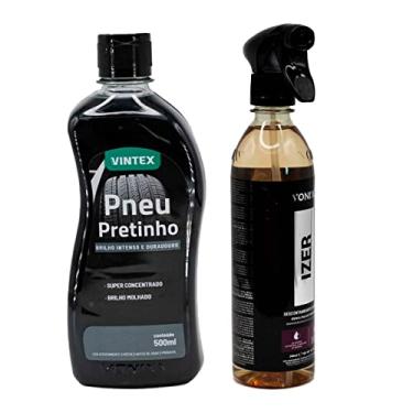 Imagem de Kit Izer 500ML Vonixx - Pneu Pretinho 500ML Vintex