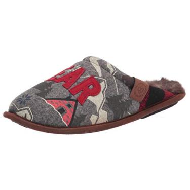 Imagem de Dearfoams Pantufa Alpine Print Family Mood Bear Scuff, Urso sonolento, X-Small