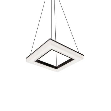 Imagem de Lustre Pendente Newline Pixel 496 Led Bivolt Preto 3000K Luz Amarela