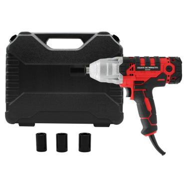 Imagem de Chave de Impacto Elétrica Reversível 1/2 pol 13mm com Maleta