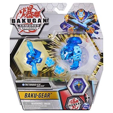 Imagem de Bakugan Boneco colecionável Ultra, Aquos Tretorous com Transforming Baku-Gear, Aliança Armored 7,62 cm de altura