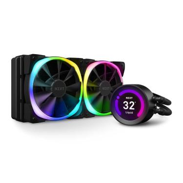 Imagem de Water Cooler NZXT Kraken Z53 240mm Display LCD Coolers RGB - RL-KRZ53-R1 Preto