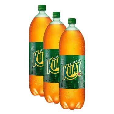 Imagem de Kit 3 Refrigerante Guaraná Kuat Pet 2 Litros