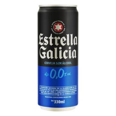 Imagem de Cerveja Zero Estrella Galicia 330ml - Pilsen