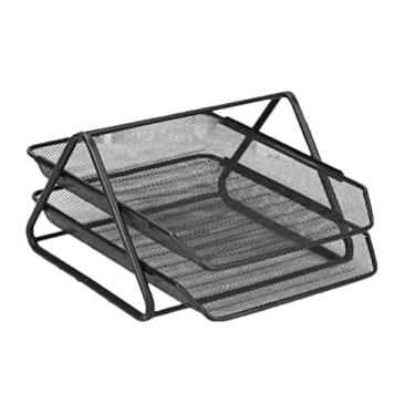 Imagem de Organizador Mesa Escritório 2 Bandejas Papel A4 Documentos